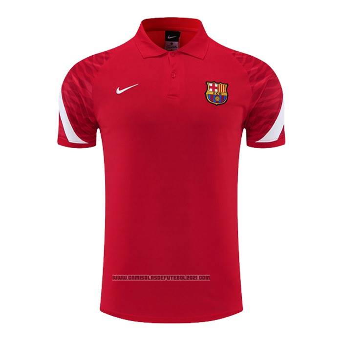 Camisola Polo del Barcelona 2022-2023 Vermelho